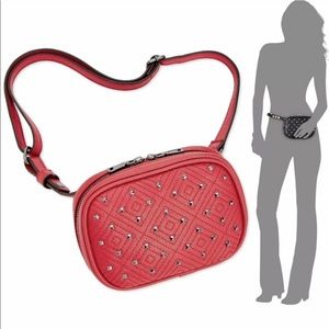 INC Quilted Studded Convertible Fanny Pack